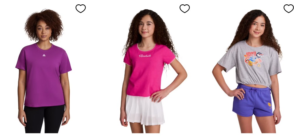 Reebok clearance Sale for the family! at Walmart