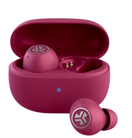 JLab – Go Pop ANC True Wireless In-Ear Bluetooth Earbuds – Fuchsia