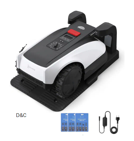 ECOVACS Robotics – Goat O1000 RTK Care Robotic Lawn Mower RTK Precision Navigation, No Perimeter Wire, Multi-Zone, Includes 36 Extra Blades – White