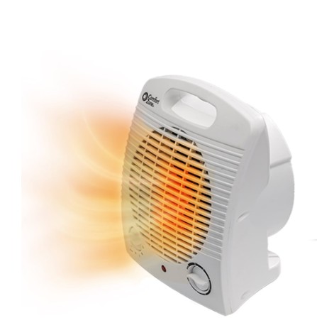 Comfort Zone Portable Fan-Forced Electric Space Heater with Thermostat
