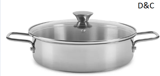 Stainless Steel 3-Qt. Everyday Pan & Lid
