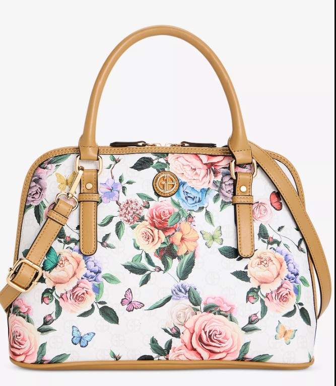 Floral Dome Satchel
