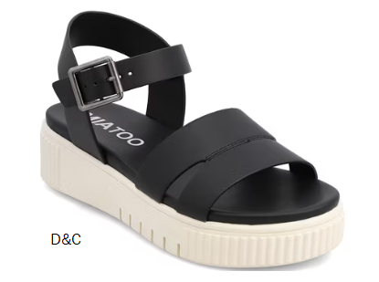 MIA TOO Women’s Damarsia Platform Wedge Sandal