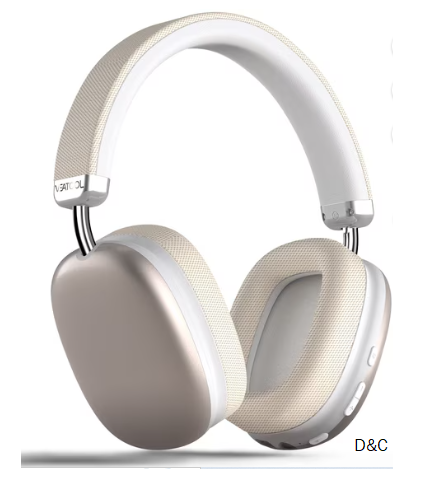 Bluetooth Headphones Over Ear, 65Hrs Playtime Wireless Headphones,Bass Boosted by 90%,Lightweight Headset with Deep Bass, Clear Call with 4 Noise Cancelling Mics,Low Latency for Travel Work Cellphone