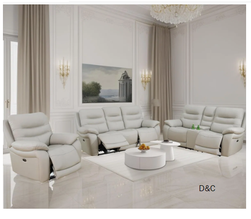 Royace 3-Piece Faux Leather Power Reclining Sofa Set
