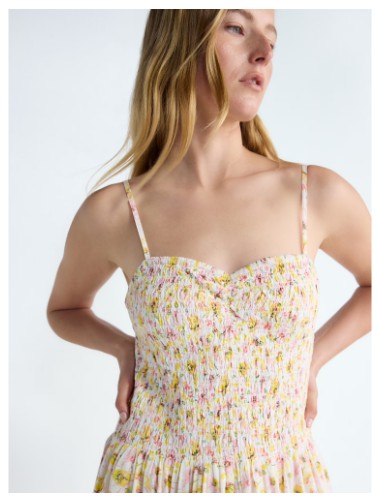 Free Assembly Women’s and Women’s Plus Sleeveless Smocked Maxi Dress, Sizes XS-4X