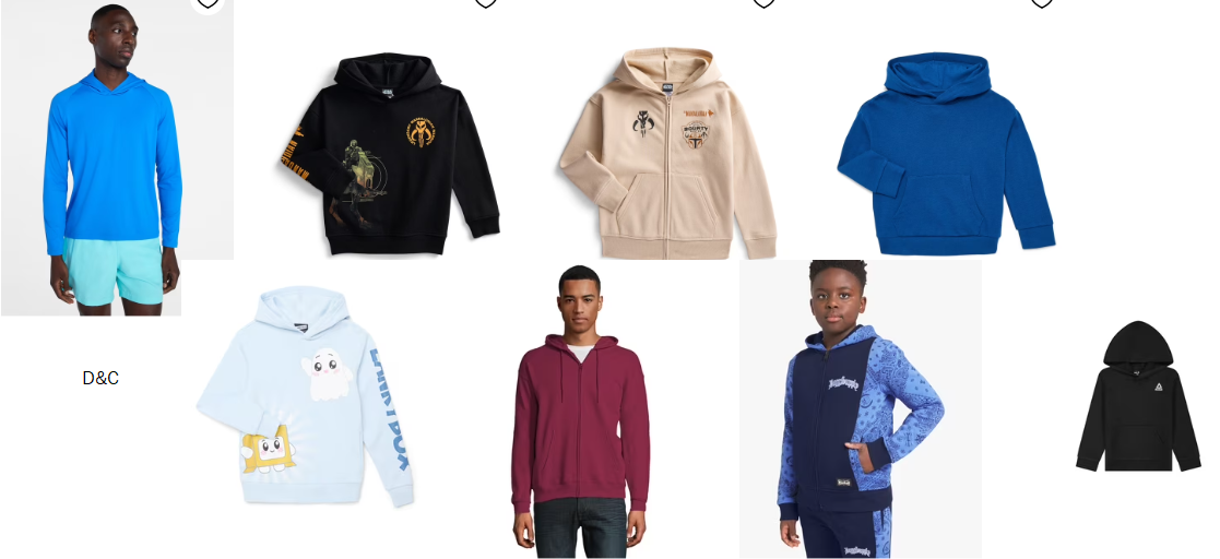 hoodie’s on sale