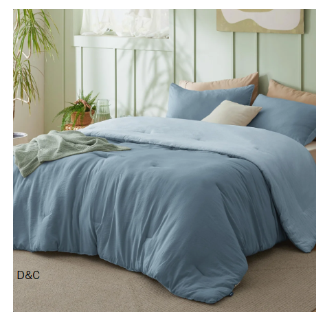 Bedsure Reversible Prewashed Comforter Set