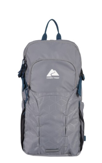 Ozark Trail 14L Hydration Pack, with Water Reservoir, Gray Polyester