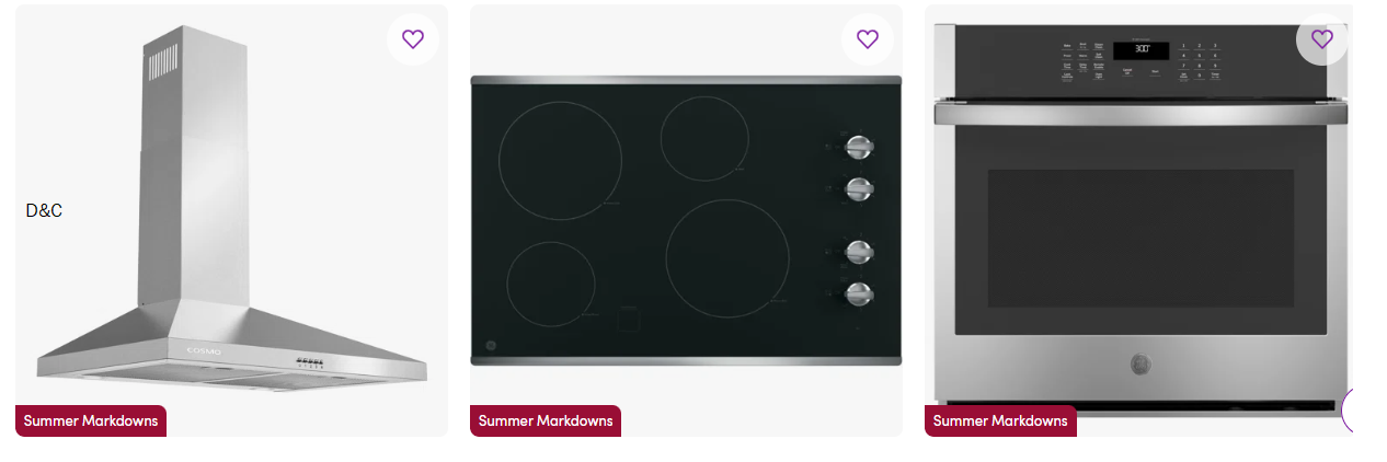 major-appliance clearanceUP TO 40% OFF