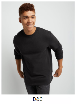 Hanes Men’s Originals Midweight Fleece Crewneck Sweatshirt, Sizes S-2XL