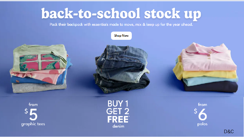Jeans buy 1 get 2 free at Carters