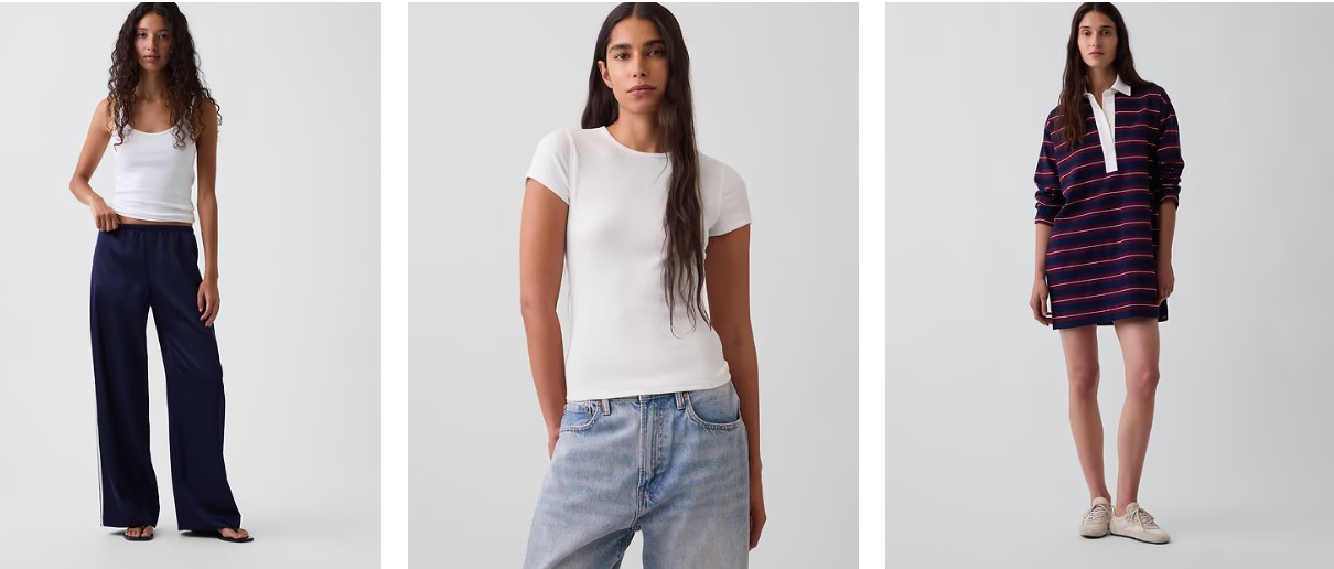 GAP 40 – 60% OFF on Sweats Denims and Tees!