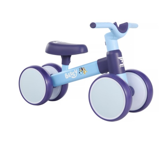 Bluey 4-Wheel Balance Bike for Toddlers, Ages 18 Months to 3 Years, 1 Count