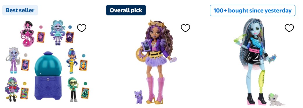 Monster High Potions Crystal Ball Mini Dolls, Surprise Character Reveal (Characters May Vary)