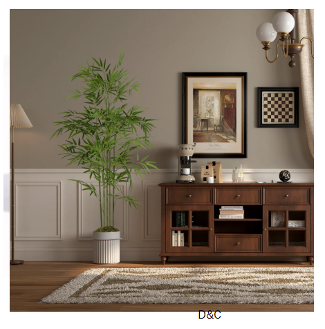 Artificial Bamboo Tree in Pot Faux Plant Fake Tree for Home Décor Indoor