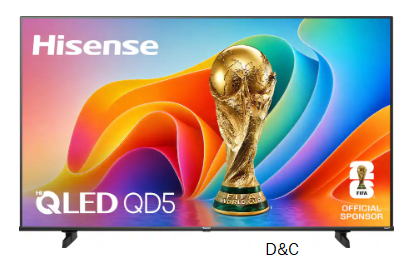 Hisense – 58″ Class QD50 Hi-QLED Series 4K UHD Smart Roku TV (2026)