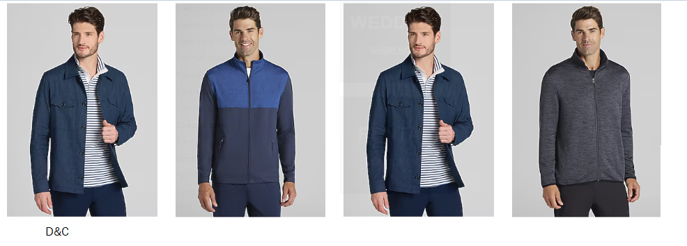 JosBank Jackets on big discounts.