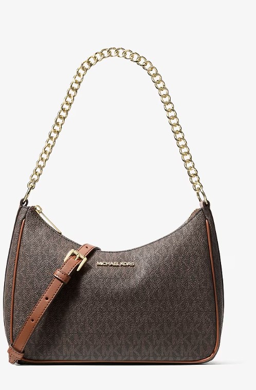 Jet Set Travel Large Signature Logo Convertible Crossbody Bag