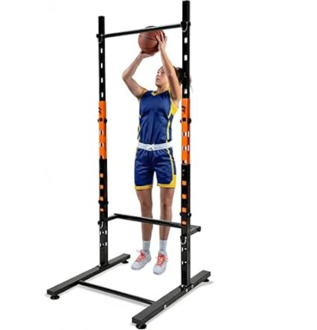 ACELETIQS Basketball Shooting Trainer with Adjustable Crossbar – Improve Shot Arc, Form & Follow Through – Portable Free-Throw & Jump Shot Training Aid for Youth, Teens & Adults – Indoor & Outdoor