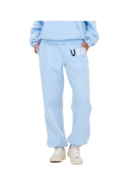 Forever 21 Women’s and Women’s Plus Americana Fleece Jogger Sweatpants, Sizes XXS-4X