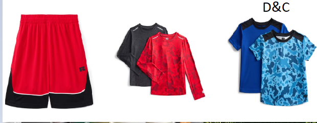 Boys Athletic Clothing Clearance