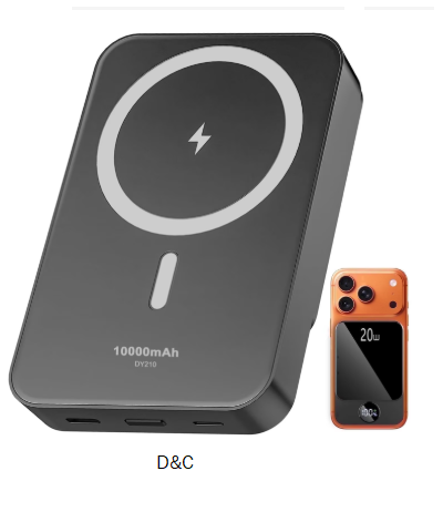 Magnetic Wireless Portable Charger, 10000mAh Power Bank with PD20w Fast Charging, USB C in&Out Battery Pack, Compatible with Mag-Safe for iPhone 17/16/15/14/13 Series, Samsung, Android, and More