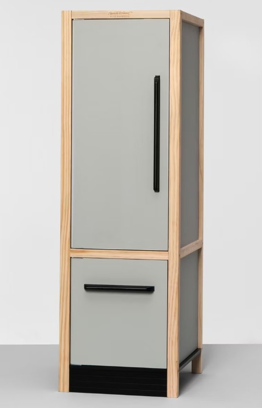 Toy Refrigerator – Hearth & Hand™ with Magnolia: Wooden Play Kitchen Storage, Gender Neutral, Ages 3+
