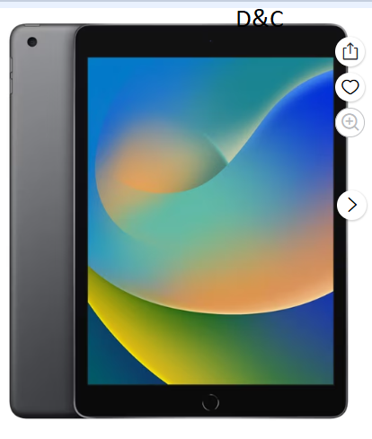 Restored 2021 Apple iPad Wi Fi 64 GB Space Gray (9th Generation) (Refurbished)