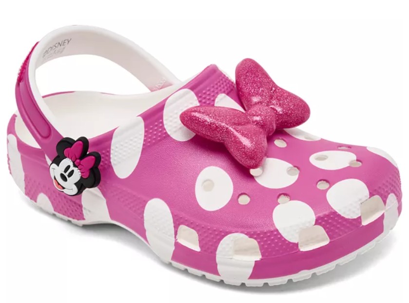 x Disney Little Girls Minnie Mouse Classic Clogs from Finish Line