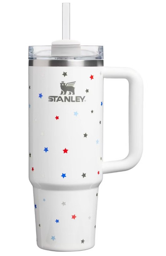 Stanley 30 oz Stainless Steel H2.0 FlowState Quencher Tumbler Starry Sparkle