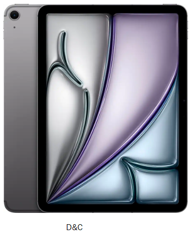 Apple – 11-inch iPad Air M3 chip Built for Apple Intelligence Wi-Fi + Cellular 512GB – Space Gray (Unlocked)