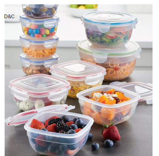 Easy Essentials Color Mates 20-Pc. Food Storage Container Set