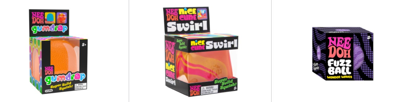 Schylling Inc. NeeDoh Gumdrop, 3-1/2″, Assorted Colors, Total Qty 1