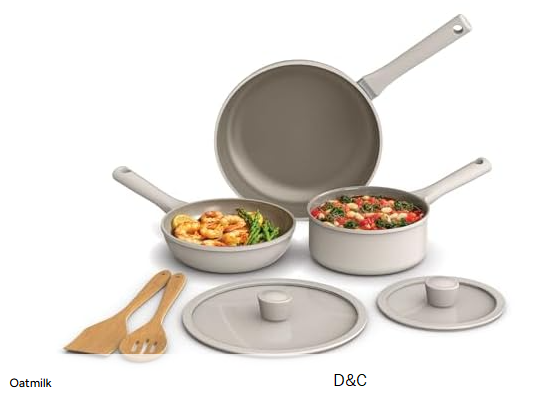 BELLA 7-Piece Cookware Evergood Nonstick Set