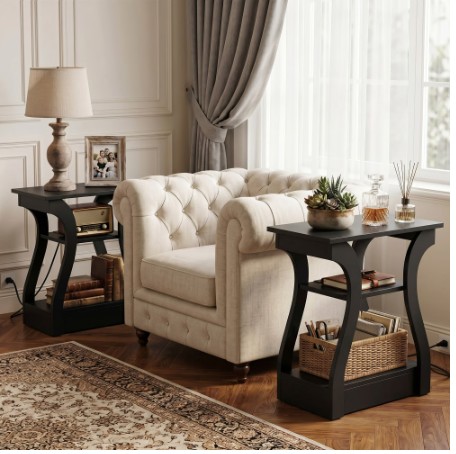 Better Homes & Gardens Tarren Beige Outdoor High-Back Accent Chair with Cushions
