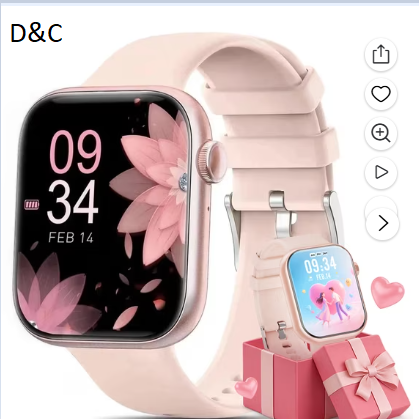 Mingdaln 1.85”HD Men Womens Smart watch