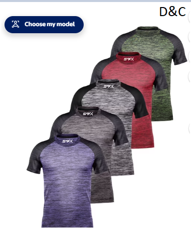 SPXTREME [5 Pack] Men’s Dry-Fit Activewear Crewneck T Shirts Running Gym Workout Quick Dry Tee Top