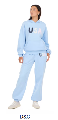 Forever 21 Women’s and Women’s Plus Americana Oversized Hoodie, Sizes XXS-4X