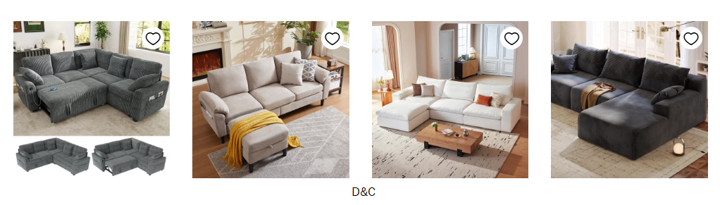 SECTIONALS UNDER $300