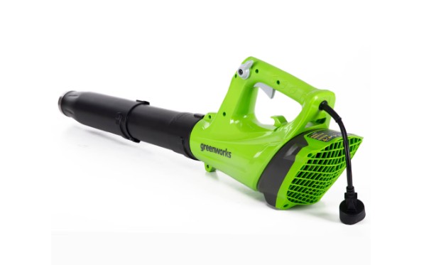 Greenworks 9 Amp 530 Cfm at 130 mph Corded Electric Axial Leaf Blower 2400902