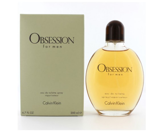Calvin Klein Obsession Eau De Toilette Spray, Cologne For Men, 6.7 oz