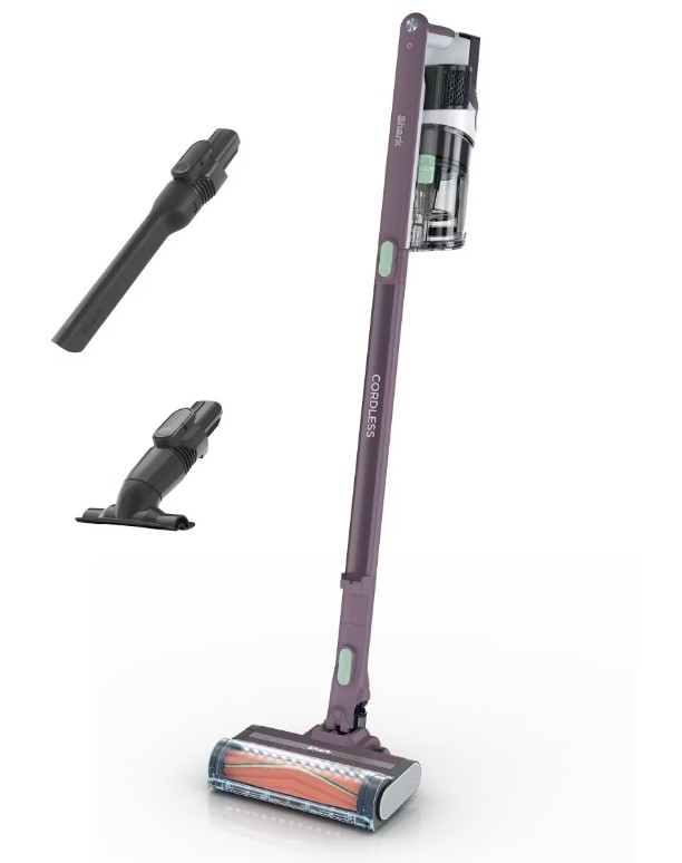 Shark Cordless Pet Vacuum with TurboPro Nozzle Technology IY144HRD1 8.4″ Cleaning Path Maroon