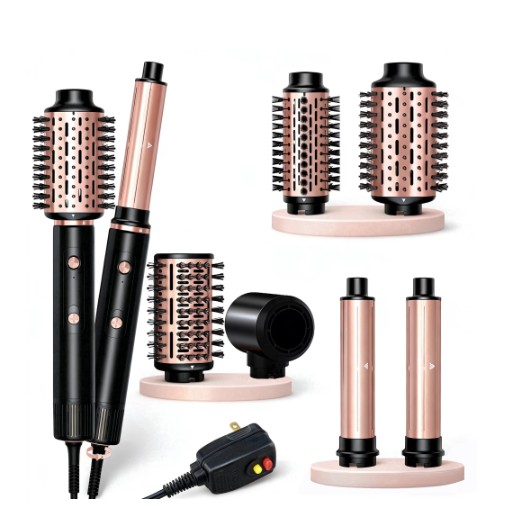 NICEBAY Hair Dryer Brush, Hot Air Brush with 110000RPM Brushless Motor, Blowout Dryer Brush 1300W,Hair Curling Iron