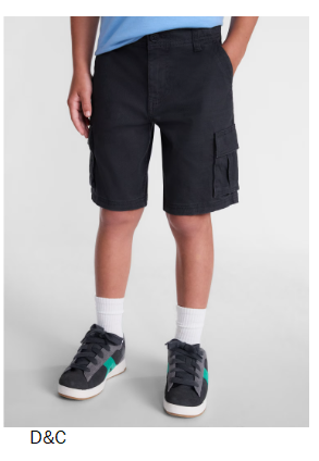 Wonder Nation Boys Twill Cargo Shorts, Sizes 4-18