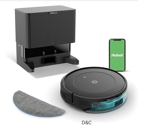 (NEW!) iRobot® Y051020 Roomba Combo® 2 Robot Vacuum and Mop + AutoEmpty Dock, Black