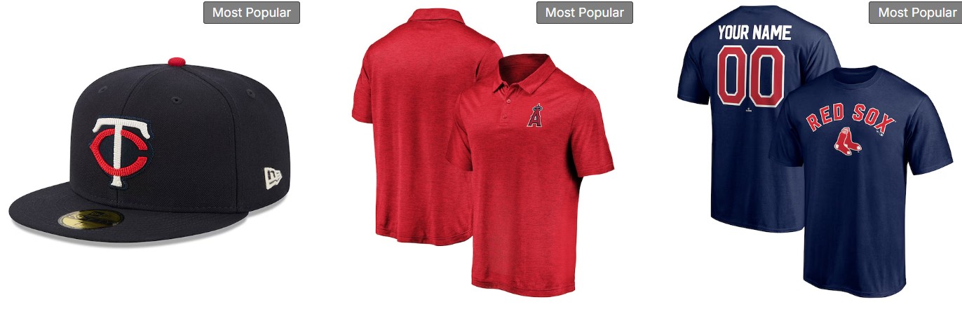 Los Angeles Angels Fanatics Iconic Striated Primary Logo Lightweight Polo – Red