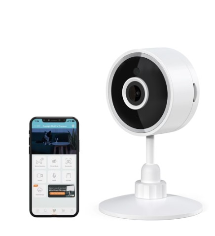 Instachew Purrsight Mini HD Wi-Fi Pet Camera, Indoor Security Camera for Cats and Dogs