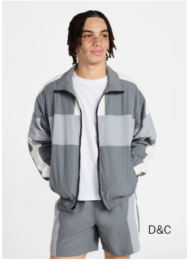 No Boundaries Windbreaker Jacket with Long Sleeves, Men’s XS-4XLT