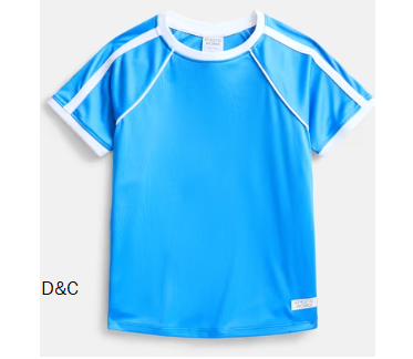 Athletic Works Girls Active Soccer Tee with Short Sleeves, Sizes 4-18